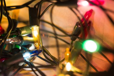 Noel çelenk dekorasyon yakın çekim.