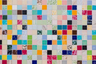 kare karoların çok renkli dokusu