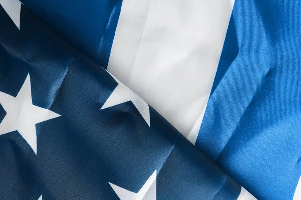 Amerikanische Flagge Der Farbe Klassisch Blau Getönt Der Trend Des — Stockfoto