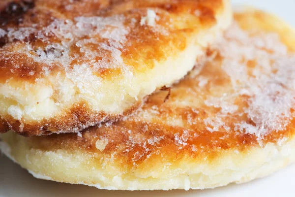 Gefrorenes Gebratenes Käsekuchen Dessert — Stockfoto