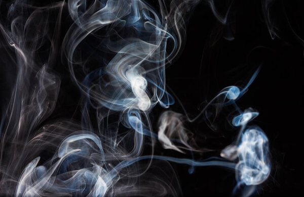 White smoke from electronic cigarettes