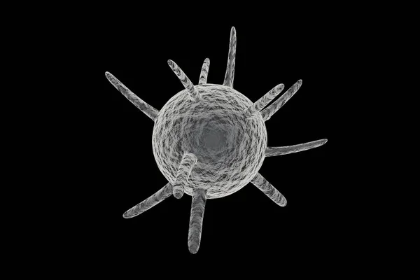 Koronavirus Pandemické Lékařské Zázemí Kovid Nemoc Abstraktní Ilustrace Vykreslování Infekce — Stock fotografie
