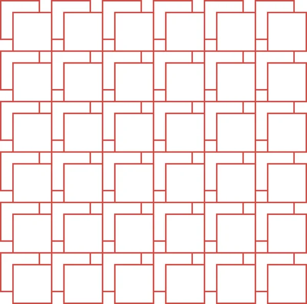 Геометрический Белый Красным Фоном Формы Дизайна — стоковый вектор