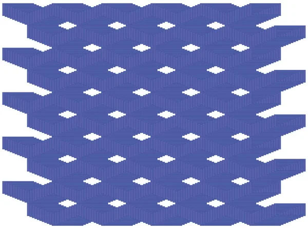 tekrarlayan bir süsleme ile geometrik şekillerin mavi arkaplanı