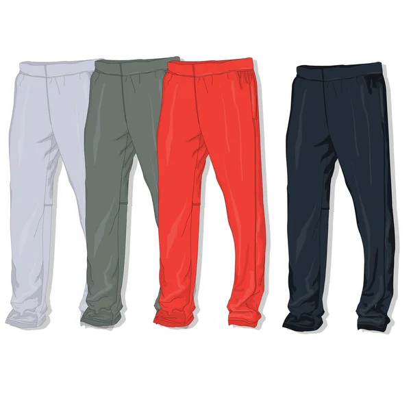 Pantaloni sportivi / pantaloni . — Vettoriale Stock