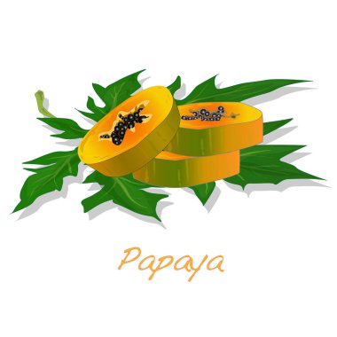taze ve lezzetli papaya