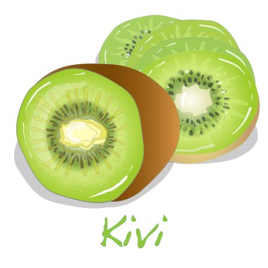 Kivi illüstrasyon illüstrasyon izole.