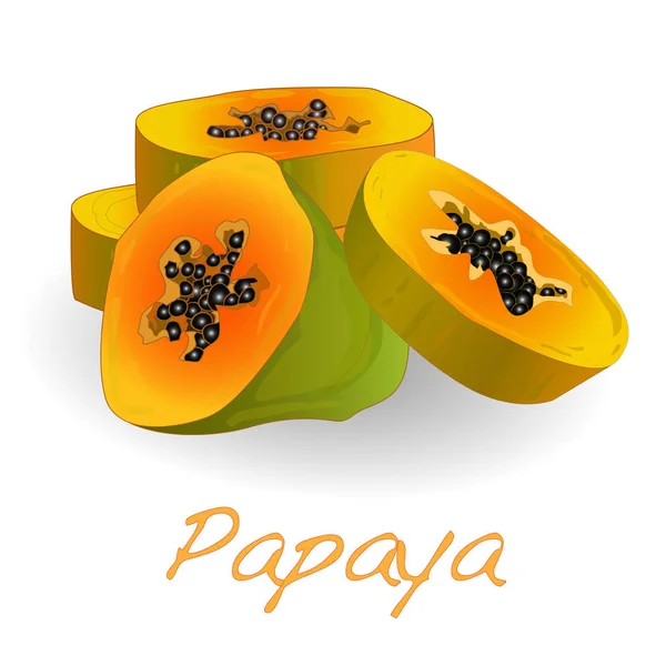 Vers en smakelijk papaya — Stockfoto
