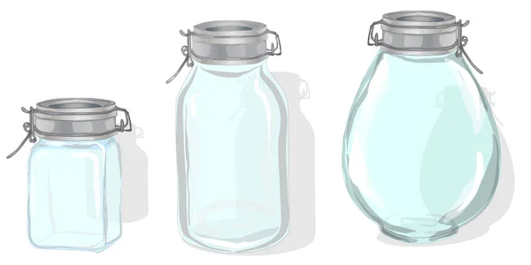 Jar illustration isolerade på vit. — Stockfoto