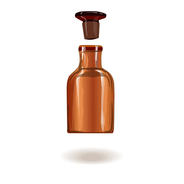 Kemiska glas flaska vintage — Stockfoto