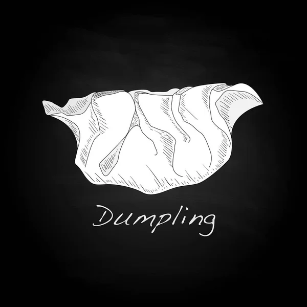 Dumplin  illustration isolated on white. — Stock Photo, Image