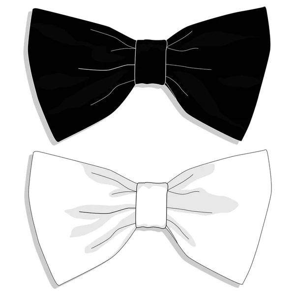 Bow tie fashion set. Illustration isolated. — Stock Photo, Image