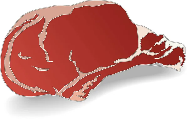 Costola bistecca — Foto Stock