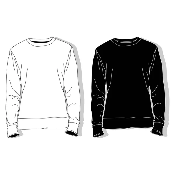 Sudadera conjunto ilustración . — Archivo Imágenes Vectoriales