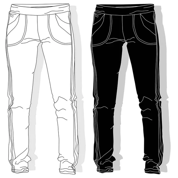 track pants vector