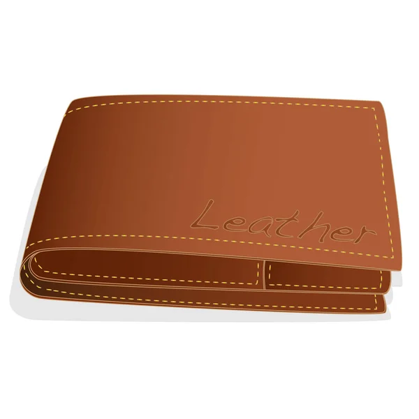 Leather wallet illustration set. — Stock Vector
