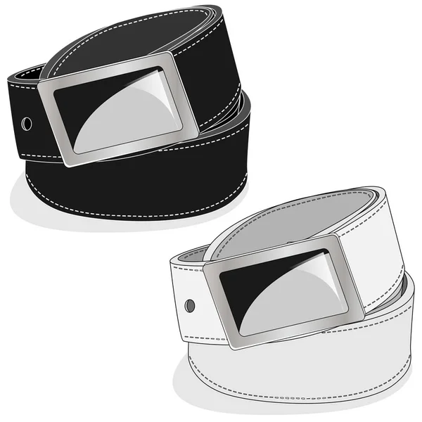 Belt illustration on white — Stock Photo, Image