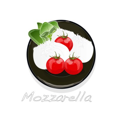 Beyaz mozzarella izole parçası.