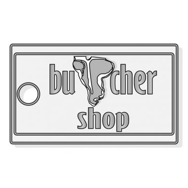 Steak House veya et deposu etiketleri