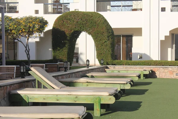 Recreatiegebied in het hotel — Stockfoto