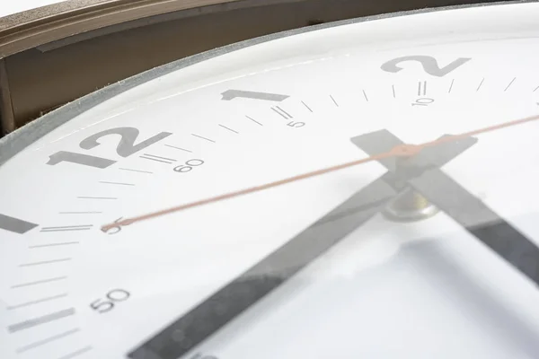 Broken And Dirty Old Clock Face — Stock Photo, Image