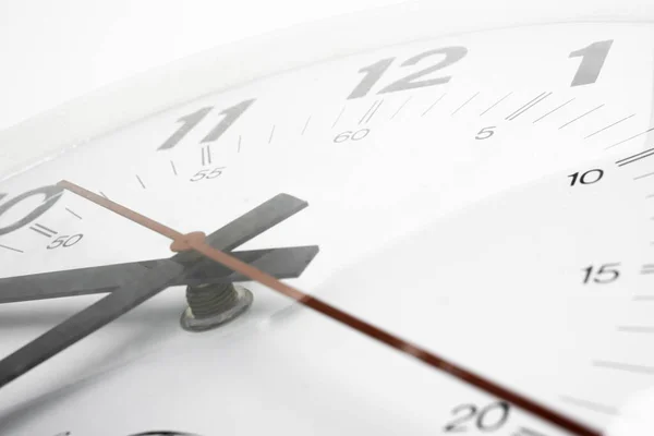 Broken And Dirty Old Clock Face — Stock Photo, Image