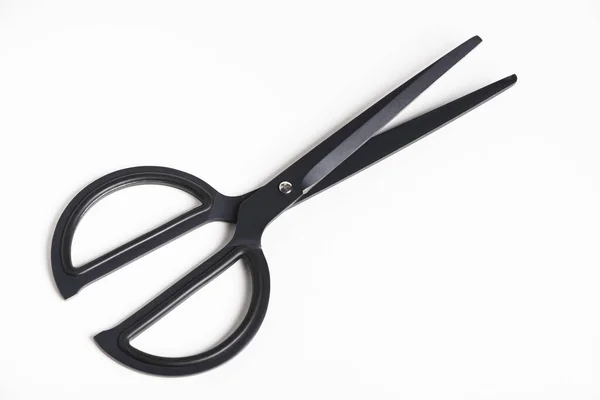 A Pair Of Black Retro Style Scissors — Stock Photo, Image