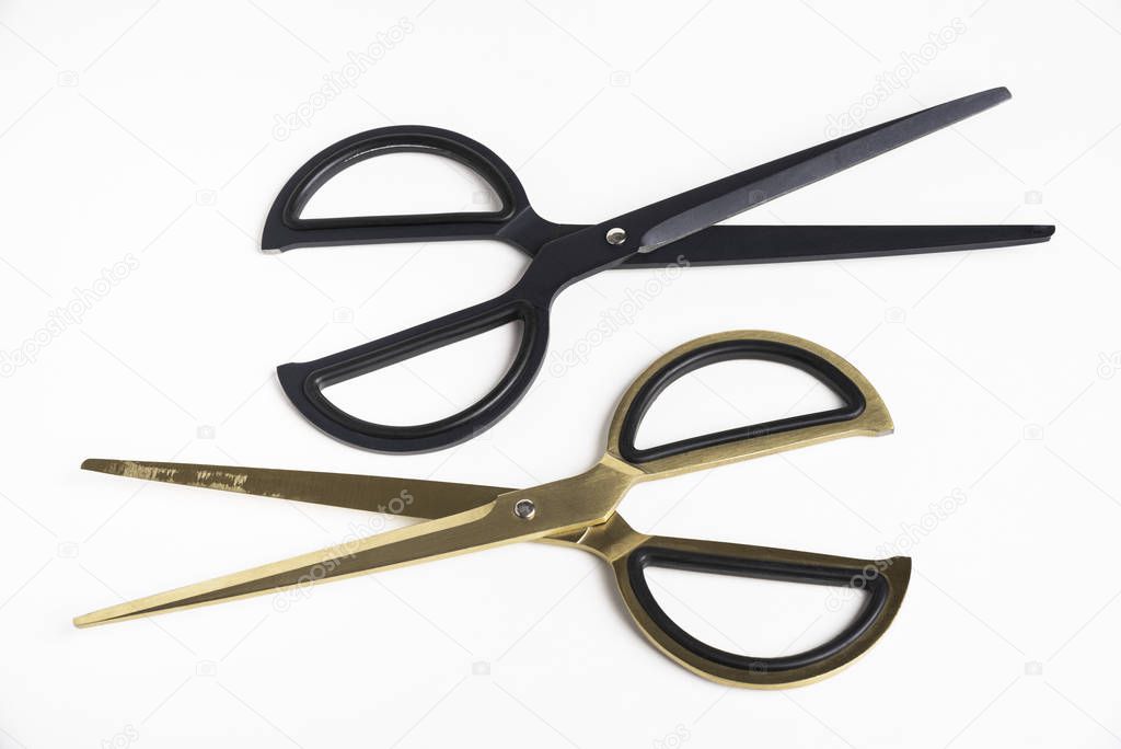 Black & Gold Retro Style Scissors