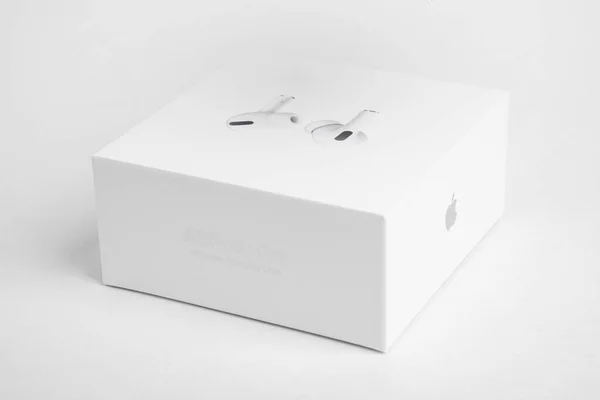 Packaging Box Of Apple Airpods Pro — Stock fotografie