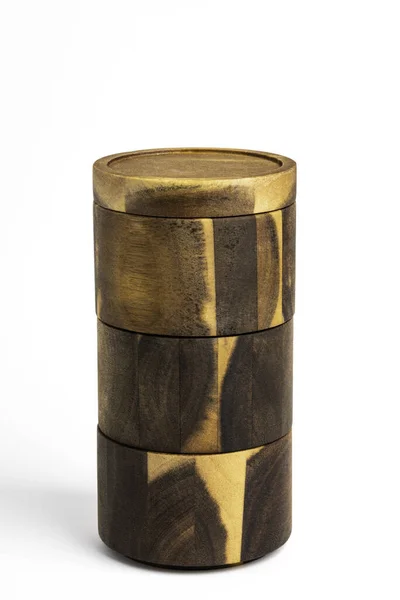 Tyčící se bambusové koření dřeva Plavidlo — Stock fotografie