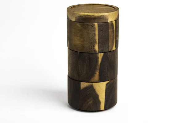 Buque de remolque de madera de bambú condimentos —  Fotos de Stock