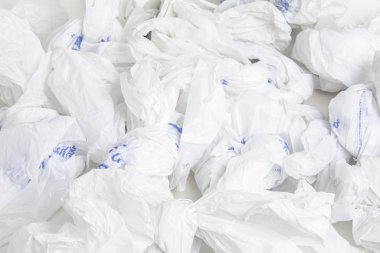 Buruşmuş Market Plastik Torbaları