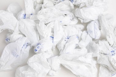 Buruşmuş Market Plastik Torbaları