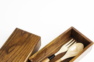 Geleneksel Japon Wood Bento Kutusu