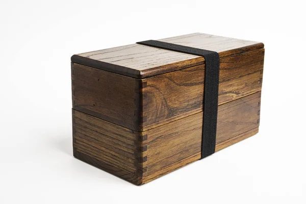 Caja de madera tradicional japonesa Bento —  Fotos de Stock