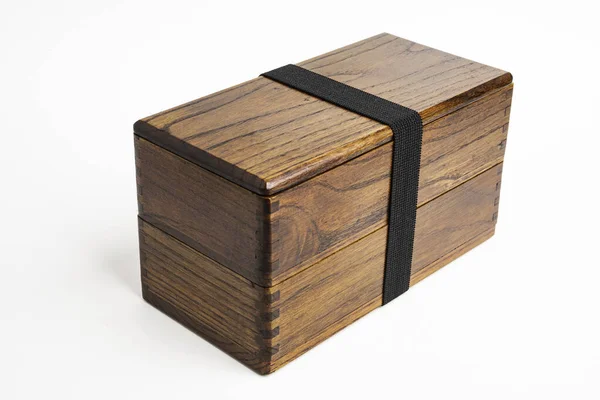 Caja de madera tradicional japonesa Bento —  Fotos de Stock