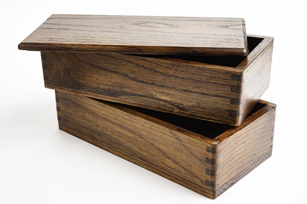 Geleneksel Japon Wood Bento Kutusu — Stok fotoğraf