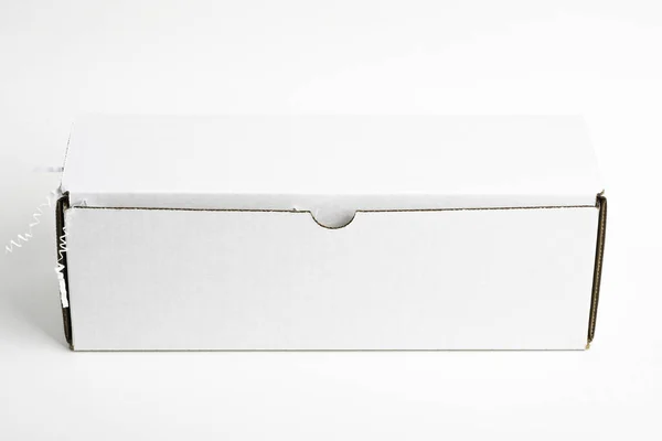 Generic Closed White Packaging Box — ストック写真