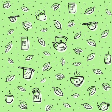 Yeşil çay arkaplan teması. Baskı ya da sağlıklı bir içecek geçmişi için birebir uyuyor..
