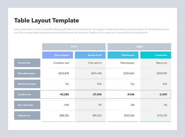 Moderno Modelo Layout Mesa Avançada Negócios Com Lugar Para Seu — Vetor de Stock