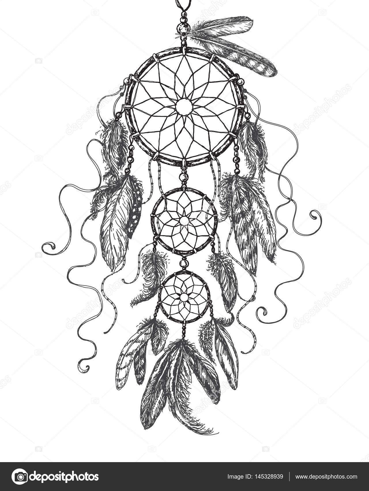 Dreamcatcher Drawing