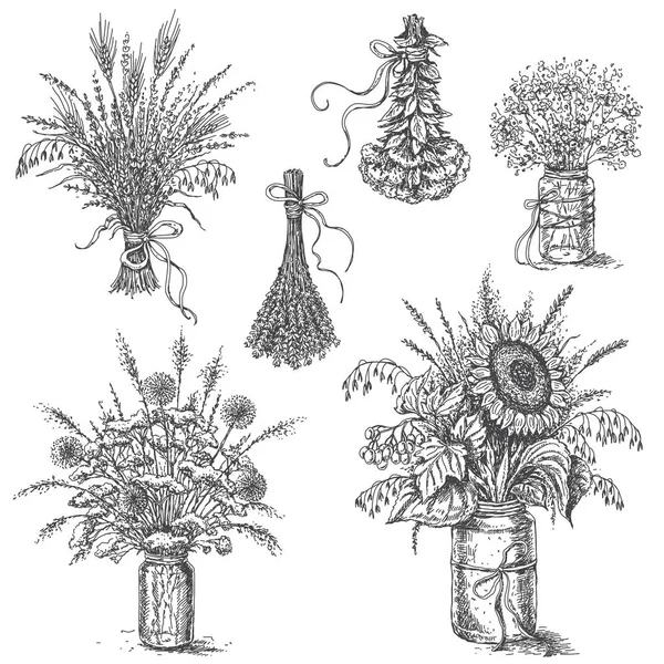 Rustik buketleri Set