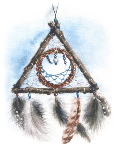 Dream Catcher aquarel schets — Stockfoto