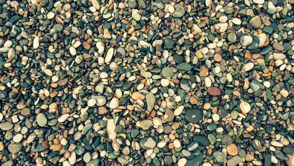 Background Sea Pebbles Abstract Wallpaper Stones Ocean Multi Colored Pebbles — Stock Photo, Image