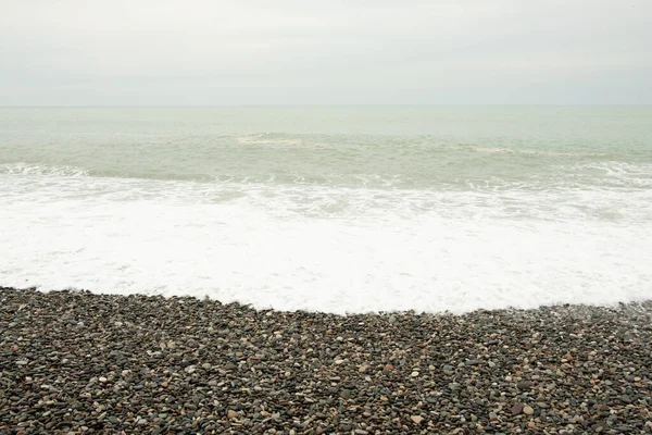 Fondo Fondo Pantalla Sobre Tema Del Mar Olas Orilla Playa —  Fotos de Stock