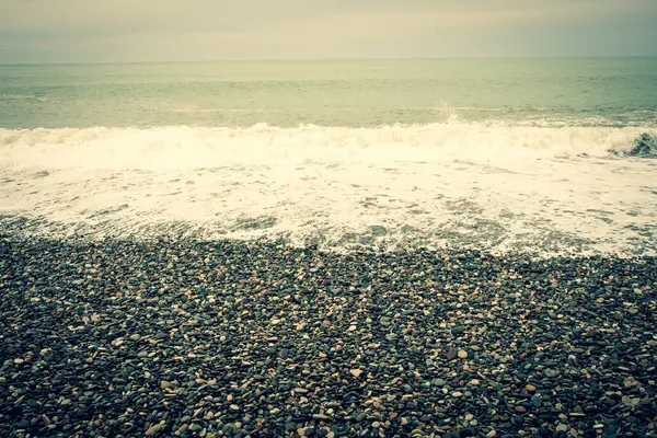 Fondo Fondo Pantalla Sobre Tema Del Mar Olas Orilla Playa —  Fotos de Stock