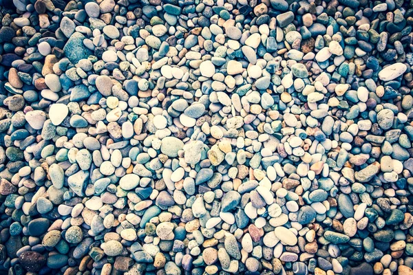 Background Sea Pebbles Abstract Wallpaper Stones Ocean Multi Colored Pebbles — Stock Photo, Image