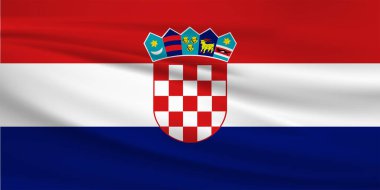 Vietnam flag vector icon, Comoros flag waving in the wind.