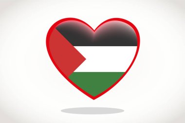 İrlanda Bayrağı Kalp Şeklinde. Heart 3d İrlanda Bayrağı, İrlanda bayrak şablonu tasarımı.