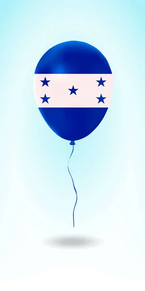 Ballon Honduras Avec Drapeau Ballon Dans Les Couleurs Nationales Pays — Image vectorielle